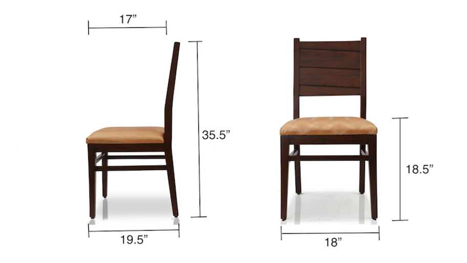 Luke dining set- 4 chairs