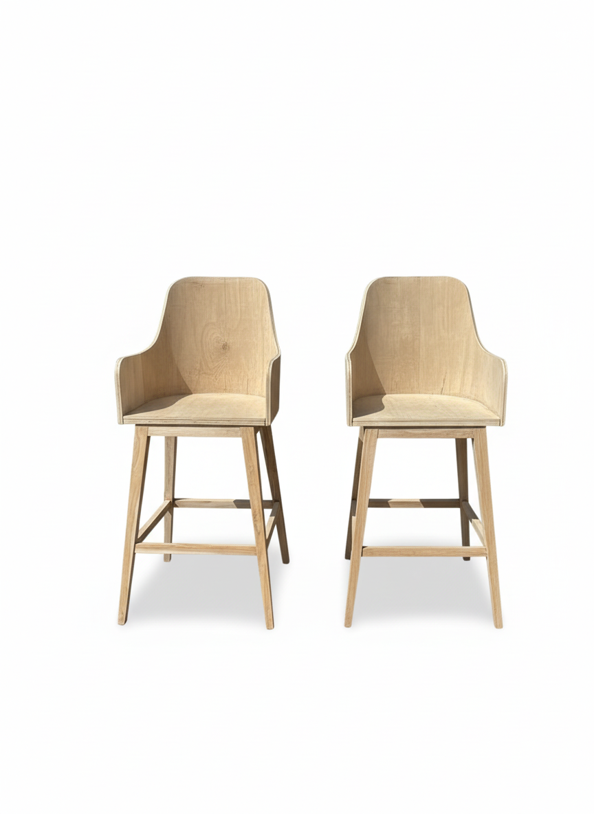 Stripe Bar Chair - Kitchen Counter Chair